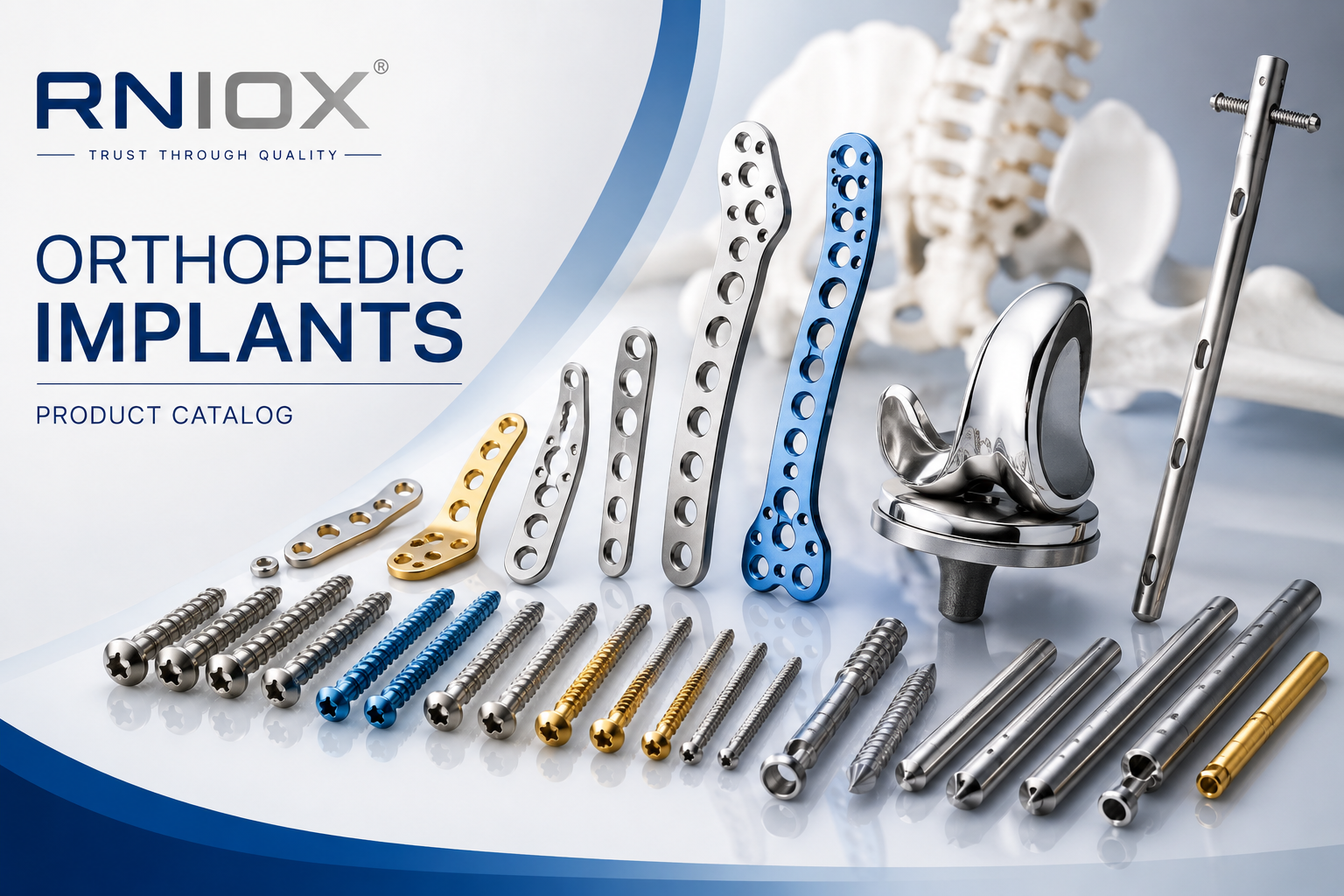 Orthopedic  Trauma Implants Catalogue catalogue cover